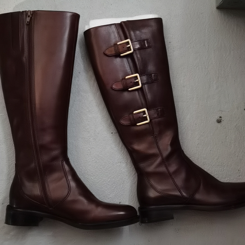 ecco leather boots